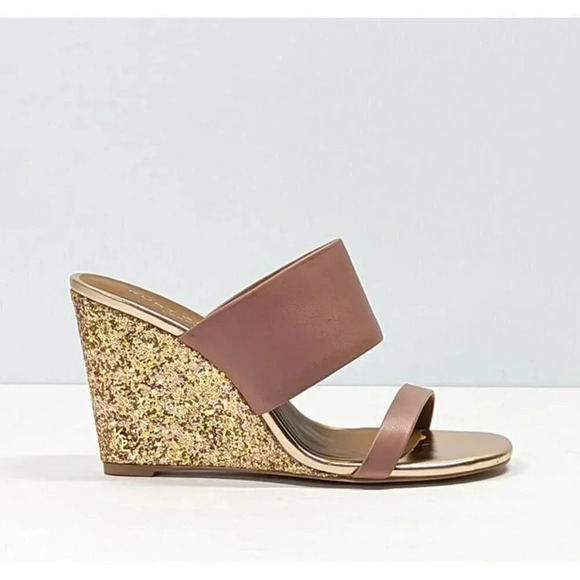 Kurt Geiger London Women's Charing Wedge Sandals Pale Pink Size 39 (MSRP $185) - Picture 3 of 12